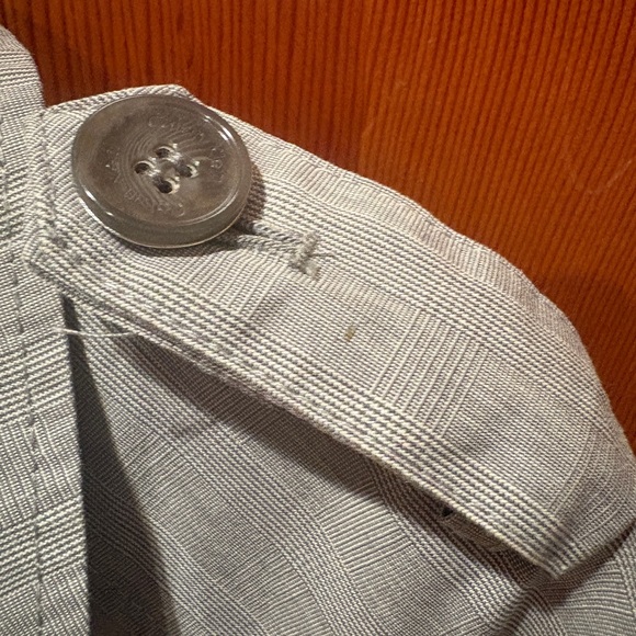 Calvin Klein Double Breasted Cotton Buckle Waist Trench Coat - Picture 7 of 17